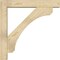 Ekena Millwork Legacy Block Rough Sawn Bracket w/ Offset Brace, Douglas Fir, 6"W x 34"D x 34"H BKT0604X34X34LEC05RDF - alternate 2